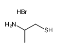 2-amino-propane-1-thiol, hydrobromide Structure