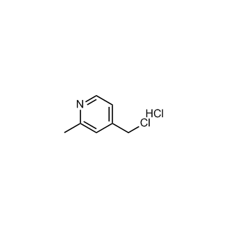 4-(Chloromethyl)-2-methylpyridine hydrochloride Structure