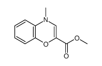 4-Methyl-4H-1,4-benzoxazin-2-carbonsaeure-methylester Structure