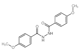 4-methoxy-N-(4-methoxybenzoyl)benzohydrazide结构式