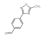 4-(5-Methyl-1,2,4-oxadiazol-3-yl)benzaldehyde Structure