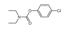 O-4-chlorophenyl diethylcarbamate结构式