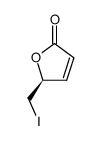 (-)-(S)-5-iodomethyloxol-3-en-2-one Structure