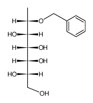 O-Benzyl-7-desoxy-L-glycero-D-galactoheptit Structure