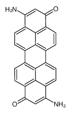 3,10-diamino-dibenzo[cd,lm]perylene-1,8-dione结构式