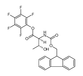 N-FMOC-L-THREONINE PENTAFLUOROPHENYL ESTER) structure