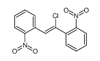 α-chloro-2,2'-dinitro-stilbene结构式
