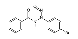 benzoic acid-[N'-(4-bromo-phenyl)-N'-nitroso-hydrazide] Structure