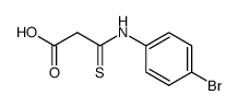 N-(4-bromo-phenyl)-3-thio-malonamic acid Structure