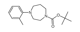 4-o-tolyl-[1,4]diazepane-1-carboxylic acid tert-butyl ester Structure