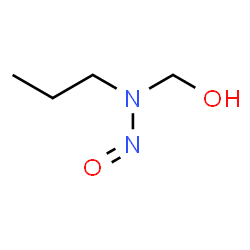 (Nitrosopropylamino)methanol structure