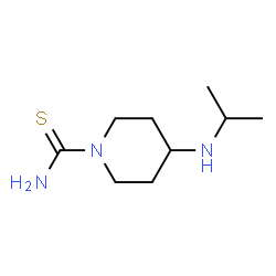 1-Piperidinecarbothioamide,4-[(1-methylethyl)amino]-结构式