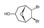 endo-3-hydroxy-trans-6,7-dibromo-8-oxabicyclo<3.2.1>octanes Structure