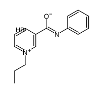 N-phenyl-1-propylpyridin-1-ium-3-carboxamide,bromide结构式
