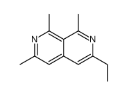 3-ethyl-1,6,8-trimethyl-2,7-naphthyridine结构式