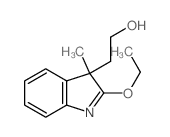 2-(2-ethoxy-3-methyl-indol-3-yl)ethanol结构式