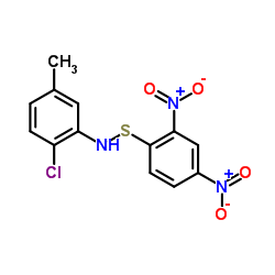 2-Chloro-N-[(2,4-dinitrophenyl)sulfanyl]-5-methylaniline Structure