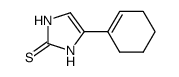 2H-Imidazole-2-thione,4-(1-cyclohexen-1-yl)-1,3-dihydro- Structure