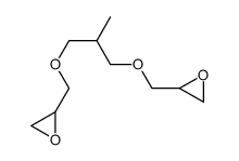 2-[[2-methyl-3-(oxiran-2-ylmethoxy)propoxy]methyl]oxirane结构式