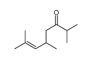 2,5,7-trimethyloct-6-en-3-one结构式