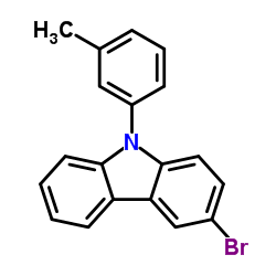 3-Bromo-9-(m-tolyl)-9H-carbazole Structure