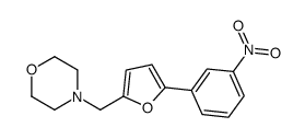 4-[[5-(3-nitrophenyl)furan-2-yl]methyl]morpholine Structure