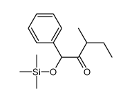 3-methyl-1-phenyl-1-trimethylsilyloxypentan-2-one结构式