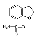 2-methyl-2,3-dihydro-1-benzofuran-7-sulfonamide结构式