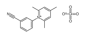 3-(2,4,6-trimethylpyridin-1-ium-1-yl)benzonitrile,perchlorate Structure