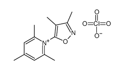 3,4-dimethyl-5-(2,4,6-trimethylpyridin-1-ium-1-yl)-1,2-oxazole,perchlorate结构式