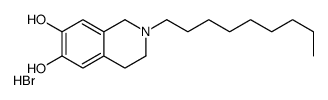 2-Nonyl-1,2,3,4-tetrahydro-6,7-isoquinolinediol hydrobromide (1:1 )结构式