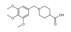 4-Piperidinecarboxylic acid, 1-[(3,4,5-trimethoxyphenyl)methyl] Structure