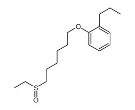 1-(6-ethylsulfinylhexoxy)-2-propylbenzene Structure