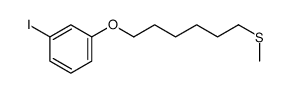 1-iodo-3-(6-methylsulfanylhexoxy)benzene Structure