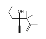 4-ethynyl-2,3,3-trimethylhept-1-en-4-ol Structure