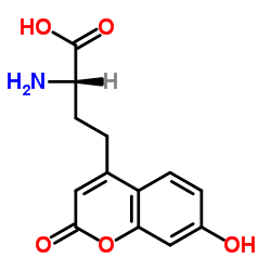(S)-2-Amino-4-(7-hydroxy-2-oxo-2H-chromen-4-yl)butanoic acid Structure