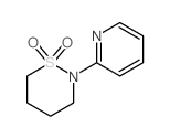 2-pyridin-2-ylthiazinane 1,1-dioxide结构式