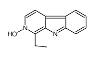 1-ethyl-2-hydroxypyrido[3,4-b]indole结构式