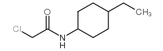 2-chloro-N-(4-ethylcyclohexyl)acetamide结构式