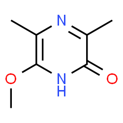2(1H)-Pyrazinone,6-methoxy-3,5-dimethyl- structure