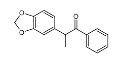 2-(1,3-benzodioxol-5-yl)-1-phenylpropan-1-one结构式