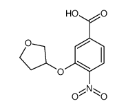 4-nitro-3-(oxolan-3-yloxy)benzoic acid Structure
