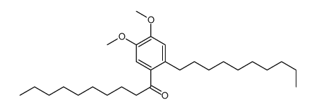 1-(2-decyl-4,5-dimethoxyphenyl)decan-1-one Structure