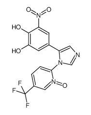 2-(5-(3,4-dihydroxy-5-nitrophenyl)-1H-imidazol-1-yl)-5-(trifluoromethyl)pyridine 1-oxide Structure