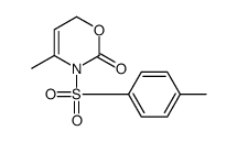 4-methyl-3-(4-methylphenyl)sulfonyl-6H-1,3-oxazin-2-one Structure