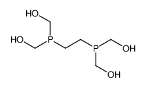 [2-[bis(hydroxymethyl)phosphanyl]ethyl-(hydroxymethyl)phosphanyl]methanol Structure