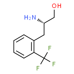 benzenepropanol, beta-amino-2-(trifluoromethyl)-, (s)- Structure