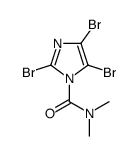 1-Dimethylcarbamoyl-2,4,5-tribromoimidazole结构式