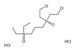 N',N'-bis(2-chloroethyl)-N,N-diethylpropane-1,3-diamine oxide,dihydrochloride Structure