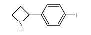 2-(4-fluorophenyl)azetidine Structure